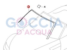 Genuine BMW Z3 E36 Roaster Top Of Roof Chrome Trim Apron Right 51168398506