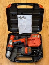 Black+Decker Cordless Combi Hammer Drill PS122 12V Used