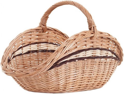 Rustic wicker log - wicker, with
