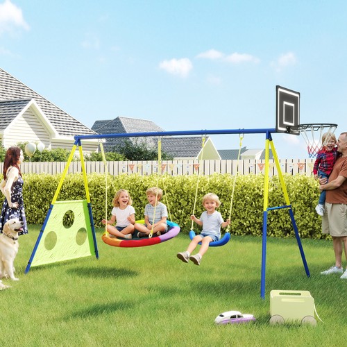 Kids swing set with - 4-in-1,
