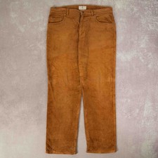 Vintage Cord Trousers W37 L32 Men's Brown Corduroy