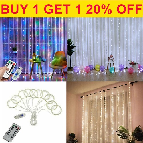 300led curtain fairy lights - 300led,