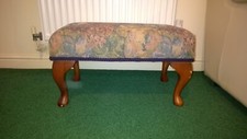 Vintage Tapestry Footstool