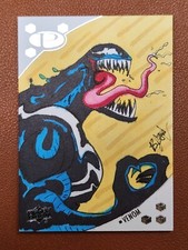 Venom 2017 UD Marvel Premier Sketch Card by Brian James Fichtner Spider-man