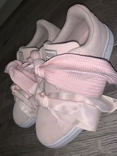 Puma Suede Baby Pink Size 2