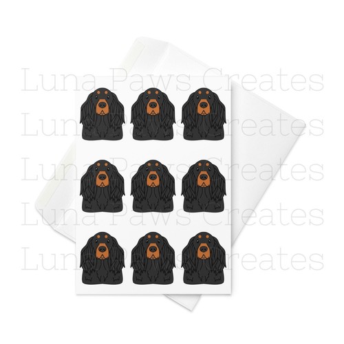 Gordon setter card - gordon,