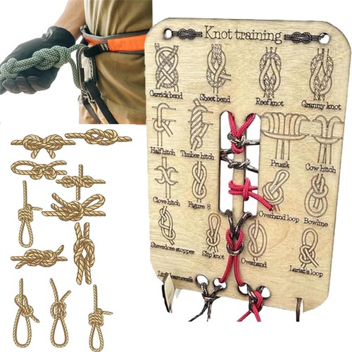Knot tying practice - knot,