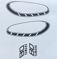 1976 Yamaha YZ 80C fuel tank decals  only OEM SPECS., Part # 598-24245-00-00