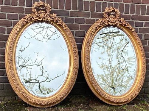 Mirrors pair french louis xvi - mirrors,