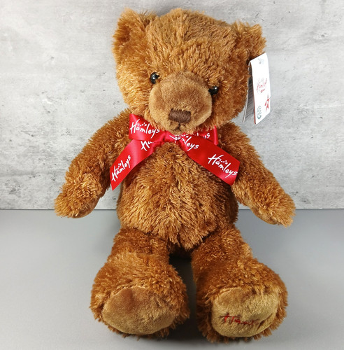 Hamleys brown plush teddy bear - hamleys,