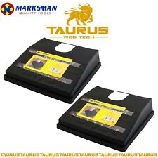 2 x MARKSMAN HD DRAIN COVER Garden Gutter Pipe Outdoor Debris Protector Tidy UK