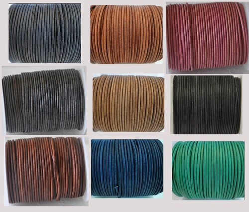 Vintage round leather - vintage,