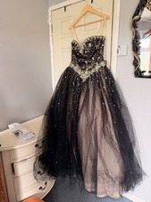 Gothic Gem Encrusted Mori Lee