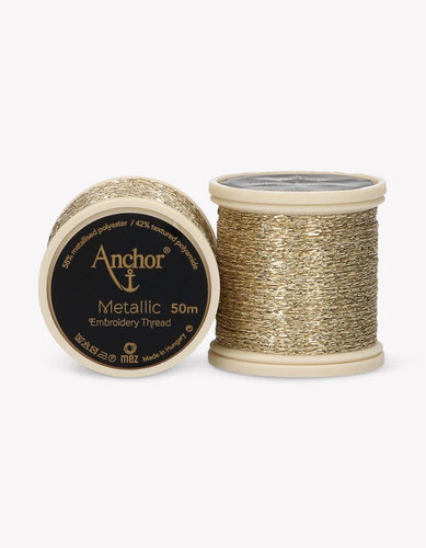 Anchor metallic embroidery - anchor,