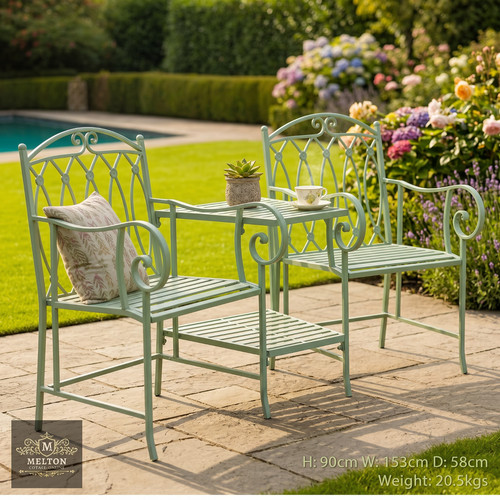 Lovers bench shabby chic - bench,