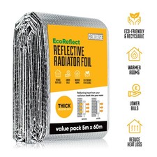 Radiator Foil Insulation 5m x