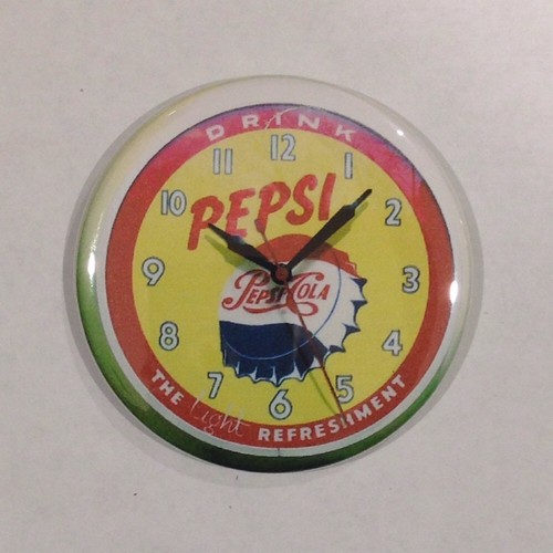 Pepsi advertising clock - pepsi,