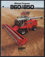 Massey Ferguson 860 and 850 Combine Brochure