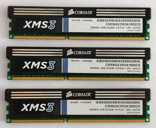 Corsair xms3 6gb ddr3 - corsair,