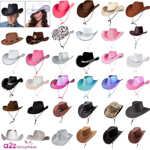 Adult texan cowgirl cowboy hat - adult,