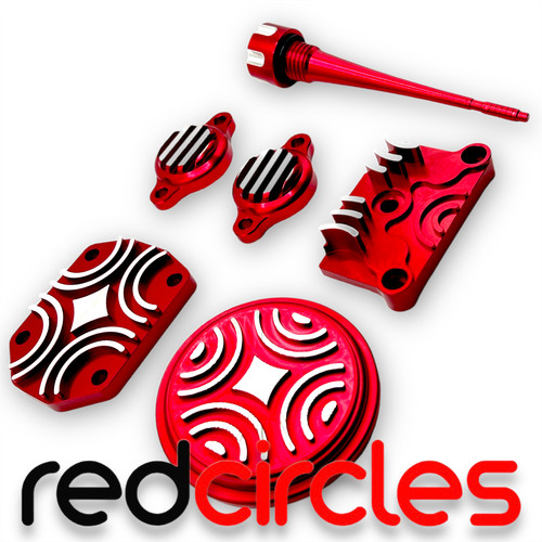 Red pit bike cnc dress - red, up