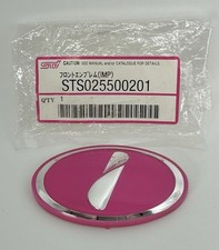 STS025500201 Genuine Subaru STi Pink ‘I’ Grille Badge Impreza WRX STi GC8