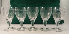 Stuart Crystal Sherry Glasses Tamara Pattern Set of 5 Ex Con