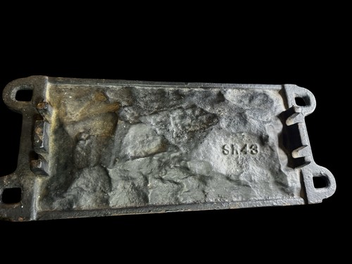 Antique cast iron door for