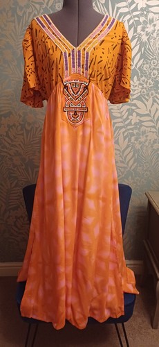 Monsoon kaftan dress orange - monsoon,