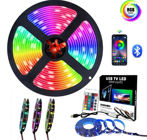 Led strip lights 5m rgb - led,