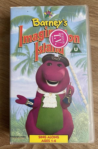 Barney imagination island vhs - imagination,