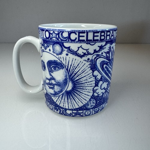 Vintage spode blue white mug - spode,