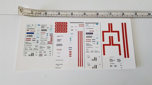 Dinky ufo shado decals - ufo, decals.351