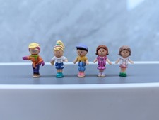 Polly Pocket Bluebird Vintage Figures Assorted Bundle X 5