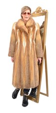 US5763 REAL FOX FUR COAT FULL