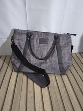 Nappy Changing Bag Grey Silver