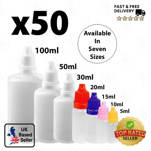 100ml empty dropper bottles - 5-100ml,