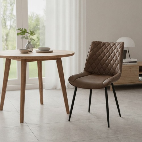 Modern brown faux leather - modern,