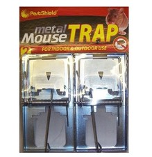 Metal Mouse Traps 2 Pack Rat