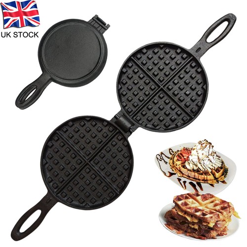 Cast iron waffle maker - cast, pan