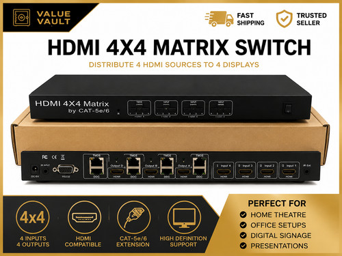 Portta hdmi 4x4 matrix - 4x4, by