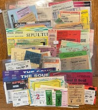 Original Concert Tickets Artists (Beginning with S) Select From Dropdown List