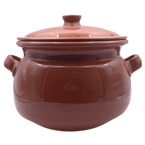 Terracotta cooking pot extra - terracotta,