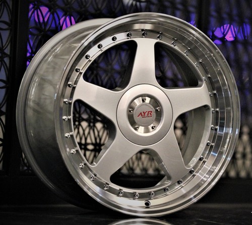 Silver alloy wheels - 18", 04