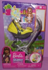Barbie Skipper Babysitters Inc Baby Stroller Buggy Yellow NIB GFC18 2018