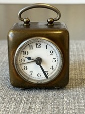 *Rare* Gustav Becker Miniature Travel Alarm * 1930’s * Brass * Working!!