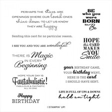 Stampin Up! In Your Words