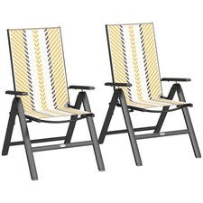 Set of 2 Rattan-Effect