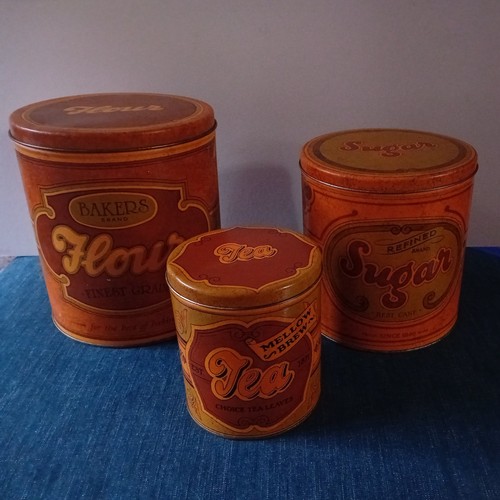 Vintage set tins bakers - set,