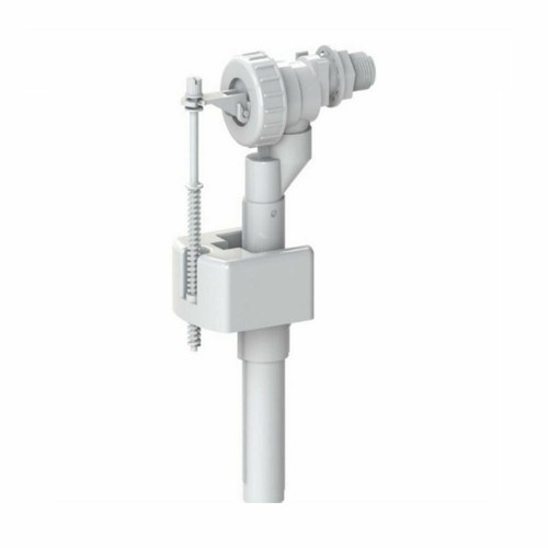 White plastic toilet - white,